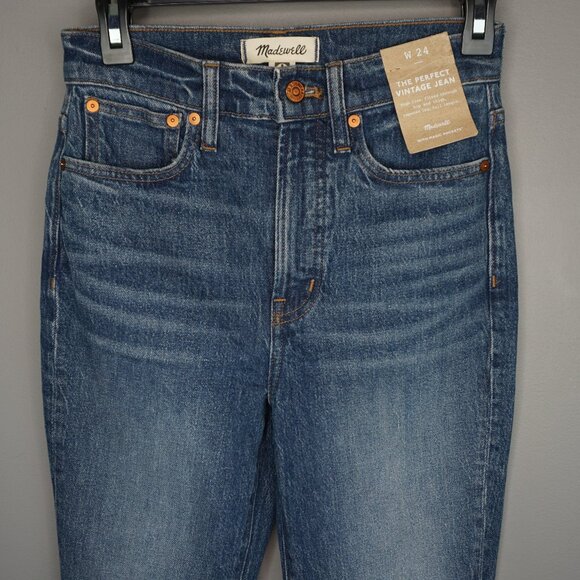 Madewell Women's High Rise Jeans - Blue - Picture 4 of 16
